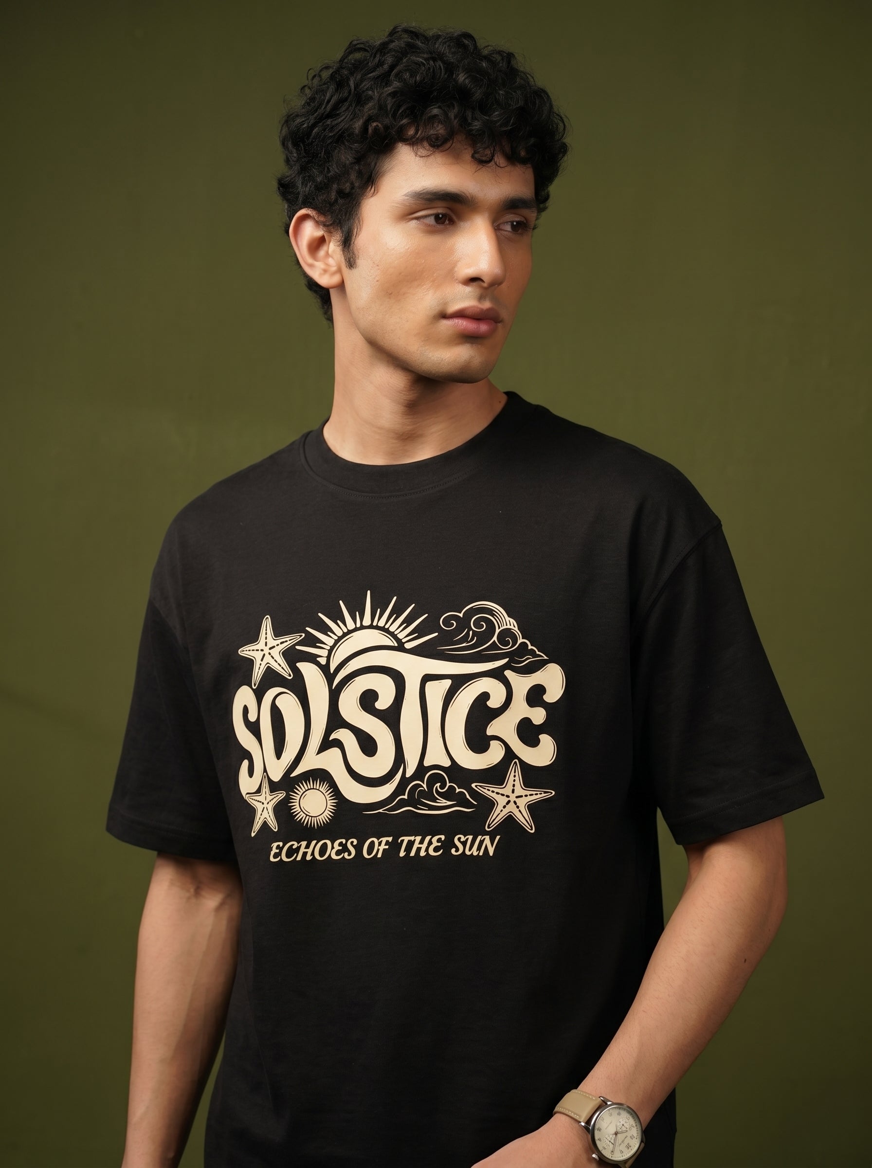Solstice Black Tee